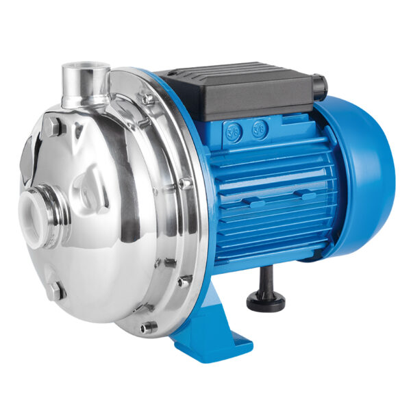 Stainless Steel Centrifugal Pump Model: SCM-18ST / 20ST / 26ST Power: 0.37- 0.75 KW Flow: 140 - 150 L/min Head: 18 -26 m Intel/Outlet: 1.25" x 1" Operating conditions: 1. Liquid temperature up to 60C 2. Ambient temperature up to 40C 3. Total suction lift up to 8m 4. Continuous duty Motor 1. Two-Pole induction motor(n=2900r. P. M. ) 2. Insulation Class B/F 3. Protection IP44 Material 1. Pump body: Stainless steel304/316 2. Motor Support: Aluminum 3. Impeller: Stainless steel304/316 4. Shaft with rotor: Stainless steel304/316 5. Mechanical seal: Silicone/Carbon/Ceramic Application: Single impeller centrifugal pumps with hydraulic components manufactured from stainless steel AISI304, suitable for pressure boosting, water supply, treatment & irrigation. Air conditioning systems, pharmaceutical, food and refining chemical industries, washing and sprinkling, and general water pumping including moderately aggressive liquids. 220v/50Hz, 230v/50Hz, 110v/60Hz & 115v/60Hz models are available on request